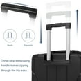 thumbnail image 5 of 20''24''28'' Hardshell Expandable Luggage Sets, 3 PCS Travel Suitcase with TSA Lock and 360° Silent Spinner Wheels, Carry-On Suitcase with Corner Protection for Women Men Weekender, Black, 5 of 9