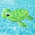 thumbnail image 6 of Bestway: H2OGO! Turtle Ride-On - Green 55" Inflatable Pool Float, Ocean Animal Shaped Character Lounge, 2 Grip Handles, Water & Beach Play, Kids 3+, 6 of 8