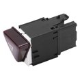 thumbnail image 4 of 1K0953509A, Plastic Lightweight Warning Flash Switch Button Rugged Dark Red High Strength  For Car Interior Accessories Replacement For  MK5, 4 of 8