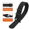 thumbnail image 3 of ANNEFIT Nylon Watch Band 19mm, One-Piece Waterproof Military Watch Straps with Heavy Black Buckle (Black), 3 of 4