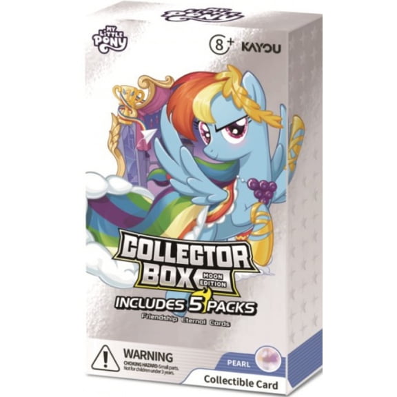 My Little Pony Friendship is Eternal Moon Edition Trading Card COLLECTOR Box (Includes 5 Booster Packs)