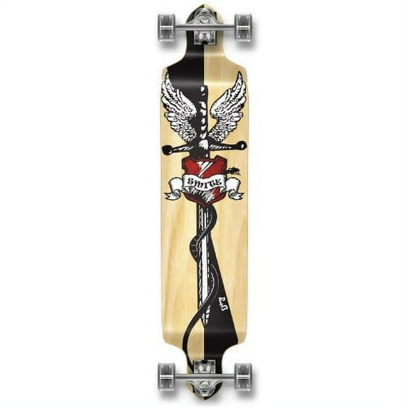 Yocaher Drop Down Smite Longboard Complete