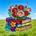thumbnail image 5 of Acrylic Jigsaw Puzzle Suncatcher-Galactic Colorful Birds, Stained Glass Window Hanging, Home Decor Creative Mom Gifts, Birthday Gifts for Women,Wife, Sisters, Aunt, Besties 7.4in, 5 of 5