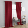thumbnail image 2 of Yakamok Velvet Curtains 84inches Long - Retro Black Thermal Insulated Light Blocking Window Drapes for Living Room, Privacy Protect Room Dividers for Bedroom, W52 x L84, 2 Panels Rod Pocket, 2 of 6