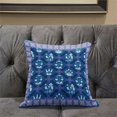 thumbnail image 5 of Amrita Sen Designs CAPL1063BrCDS-BL-20x20 20 x 20 in. Mughal Art Broadcloth Indoor & Outdoor Blown & Closed Pillow - Blue, Purple & White, 5 of 5