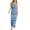 Blue, variant on fatyb Boho Cover up for Women Sleeveless Maxi Tank Dress Beachwear Summer Bathing Suit Bikini Coverup