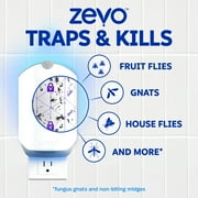 Zevo Flying Insect Trap Refill: 2 Indoor Light Trap Refill Cartridges Capture House Flies, Fruit Flies, and Gnats (2 Refill Cartridges)