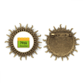 thumbnail image 1 of Naranjo San Valentín Cinema Japan Leisure Pin de gancho de metal vintage con forma de sol Unbranded  M, 1 of 3