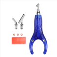 thumbnail image 2 of Bolígrafo Ergonómico para Pintar con Diamantes, Accesorios para Arte con Diamantes con 3 Puntas de Metal, Kit de Bolígrafo con Taladro de Diamante 5D para Adultos, Azul, 2 of 8