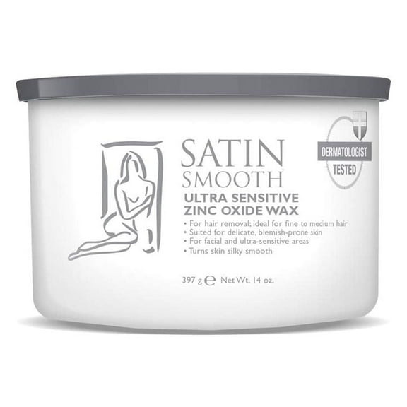 Satin Smooth Zinc Oxide Pot Wax, 14 Ounce