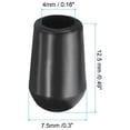 thumbnail image 2 of REGALWOVEN 100Pcs Kitchen Sinks Rack Feet, Plastic Sink Protective Replacement Black 4 x 7.5mm, 2 of 6
