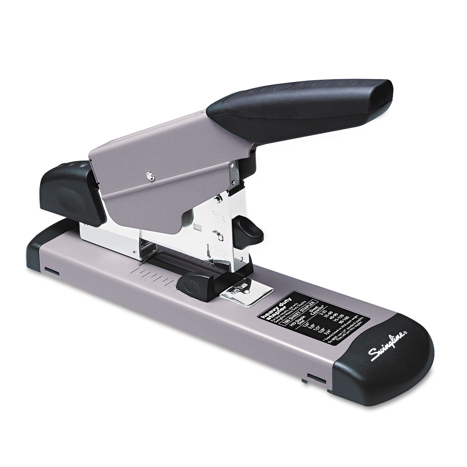 Swingline® Heavy-Duty Stapler, 160-Sheet Capacity, Black/Gray