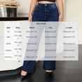 thumbnail image 3 of JOANKDMI High Waisted Wide Leg Jeans for Women Classic Loose Fit Denim Pants Stretchy Flare Casual Trousers Flattering Bootcut Style for Work Office Everyday Street Wear, 3 of 5