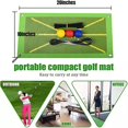 thumbnail image 2 of Golf Training Mat for Swing Detection Batting - Practice Golf Swing Path Mat Indoor Outdoor - Golf Swing Training Detection Mat - Golf Swing Impact Mat - Golf Swing Detection Hitting Mat, 2 of 7