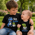 thumbnail image 2 of Matching Family Shirts, Big Brother Little Brother Dinosaur Shirt, Cute Sibling Matching Tee, Brother Gift, Birthday Gift for Family, 2 of 7