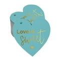 thumbnail image 1 of Inkdotpot Real Gold Foil Love Is Sweet Wedding Tag Favor Hang Paper Tag 100 Pieces, 1 of 8