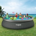 thumbnail image 4 of Funsicle 15' x 36" QuickSet Inflatable Ring Top Outdoor Above Ground Pool with Pump, 4 of 6