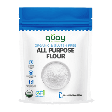 Quay Naturals Organic & Gluten Free All Purpose Flour, 2 lb