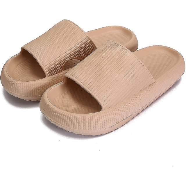Zapatillas de nube para mujeres y hombres, sandalias de cojín antideslizantes para baño con ducha de masaje