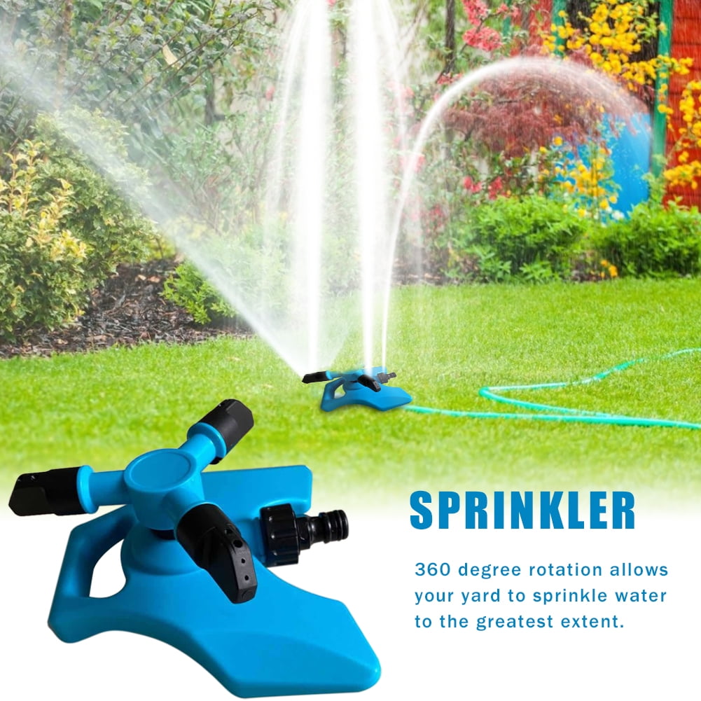 AIHOME Lawn Sprinkler Automatic 360 Degree Rotation Garden Lawn