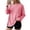 *Pink, variant on ClodeEU Womens Long Sleeve T Shirts ,Loose Fit Crewneck Basic Tee ,Oversized Tops Workout Sweatshirts Hot Pink,Womens Plus XXXL