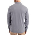 thumbnail image 2 of Men's-Cutter & Buck  Navy Cal Bears Virtue Micro Stripe DryTec Quarter-Zip Pullover, 2 of 2