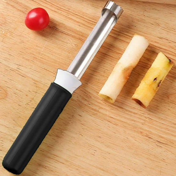 Eolstice Stainless Steel Dual Function Fruit Tool, Efficient apple Corer and Vegetable Peeler Combo, Ergonomic Kitchen Gadget for Peeling Potatoes Carrots Pears