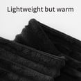 thumbnail image 4 of Fluffy Flannel Toddler Bed Blanket, Warm and Fuzzy Plush Stripes Crib Throw, 30 x 40 inches, Black, 4 of 7
