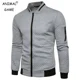 thumbnail image 2 of Sudaderas para hombre con bolsillos con cremallera, medio chándal fino de Color sólido, chándal informal con capucha para exteriores, chaqueta de manga larga, abrigos, 2 of 4