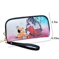 thumbnail image 3 of Coofit Coin Purse Casual Zipper Print Shell Phone Clutch Wallet Change Purse for Ladies, 3 of 8