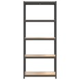 thumbnail image 3 of vidaXL 5-Layer Shelves 5 pcs Anthracite Steel&Engineered Wood, 3 of 5