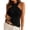 Black, variant on Womens Criss Cross Halter Sweater Vest Tops 2026 Summer Spring Sleeveless Pullover Casual Lightweight V Neck Knit Tank Top Black M