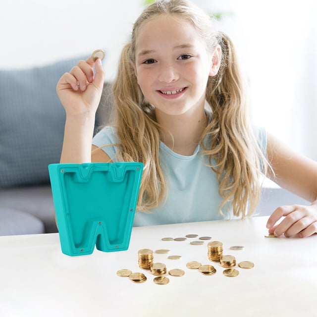 XWSHYW Decoraciones para El Hogar Hucha de Madera con Letras de Colores, Caja de Dinero con Texto Grabado, Regalo para Niños, Regalo de Cumpleaños de Navidad, Decoración Del Hogar