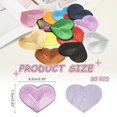 thumbnail image 2 of Uxcell Heart Patches for Clothes, Sequin Heart Iron Embroidered on Decorative for Holes Hats Jeans Repair Bags DIY Craft Purple, 2 of 6