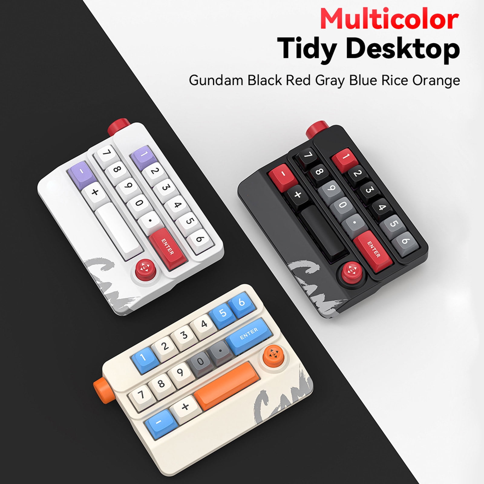 Mechanical Gaming Keyboard Customizable with Hot Swappable Switches Small Keypad