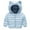 Sky Blue, variant on PEZHADA Fashion Kids Coat Boys Girls Thick Coat Padded Winter Jacket Clothes Down Jacket Red