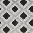 thumbnail image 5 of 2' X 6' Black And White Gingham Non Skid Indoor Outdoor Runner Rug, 5 of 6