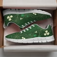 thumbnail image 3 of St Patricks Day Shoes for Women Men Running Sneakers Breathable Casual Sport Tennis Shoes White Size 10.5, 3 of 5