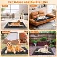 thumbnail image 4 of Large Outdoor Dog Bed Mat, Portable Waterproof Camping Dog Mat, Washable Dog Travel Mat with Carry Bag for Medium and Large Dogs Sleeping, 57"X39", 4 of 9