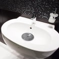 thumbnail image 4 of Inteprter Tapa de escurridor Recableght, colador de bañera de fregadero, tapón de silicona, tapa de escurridor, accesorios de baño duraderos y Juegos de accesorios de baño gris Inteprter HA9138-01B, 4 of 6