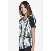 Cherokee Infinity Women Medical Scrubs Top V-Neck CK645, XXS, Shades Of Grey