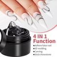 thumbnail image 4 of Gel sólido para extensión rápida de uñas, Gel transparente 3D para esculpir, UV, 15ML, 4 of 4