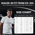 thumbnail image 4 of Men's Premium Fitted T-Shirt, Soft Stretch Cotton Crewneck Tee, Blank Shirts for Printing, Athletic Fit Plain Tee, (Black, Large, Pack of 1), 4 of 6