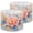 Color 4, variant on Linen Drum Lamp Shades Tropical Floral Soft Pink Purple Leaves Flowers Jungle 13" x 13" x 10" Lampshade for Table Lamps Floor Lamps Lamp Shade Replacement Easy Assembly Required