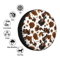 thumbnail image 4 of Balery Cow Tie Dye Cubiertas para Neumáticos - Protector Resistente para Neumáticos de Camioneta, SUV, Remolque, Camper y RV-15 inch, 4 of 6