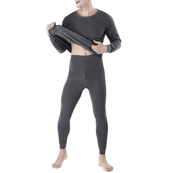 MSJUHEG Long Johns For Men Thermal Thermal Leggings For Women Thermal Underwear For Men Long Johns For Men High Waisted Underwear For Women Warm Leggings For Women Winter Black L