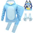 thumbnail image 4 of Disfraz de Halloween para niños, ropa de Cosplay de Anime Bingoed, pantalones de manga larga, máscara, guantes, encantador, carnaval, fiesta, 4 of 4