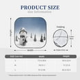thumbnail image 3 of Gaeub Snowman And Christmas Tree Foldable Auto Sun Blocker Visor, Sunshade for Car Front Window, Keeps Your Vehicle Cool - Medium, 3 of 7