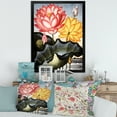 thumbnail image 3 of Designart 'Ancient Flowers II' Traditional Framed Art Print, 3 of 4
