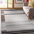 thumbnail image 4 of EORC Brown Hand Woven Wool and Viscose Modern Reversible flat weave Durry Rug, 3' x 5'-Color:Brown,Material:Wool, 4 of 11